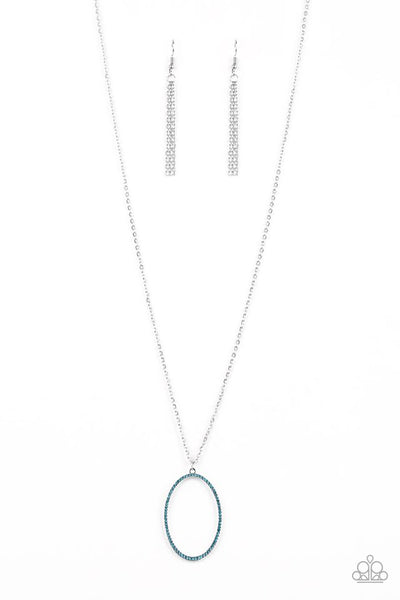 A Dazzling Distraction Blue Necklace