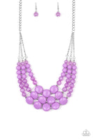 Flirtatiously Fruity Purple Necklace