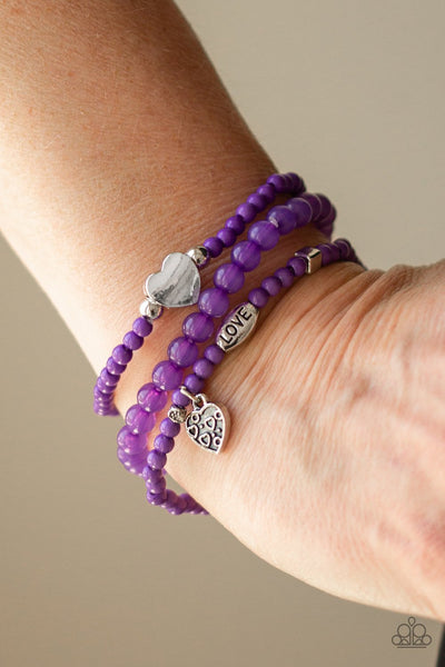 Really Romantic Purple Bracelet