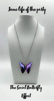 The Social Butterfly Effect-Purple Necklace Oil Spill