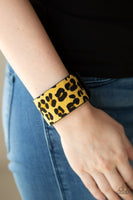 Cheetah Cabana Yellow Urban Bracelet Wrap