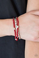 Hello-Beautiful-Red Bracelet