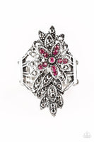 Formal Floral Pink Ring