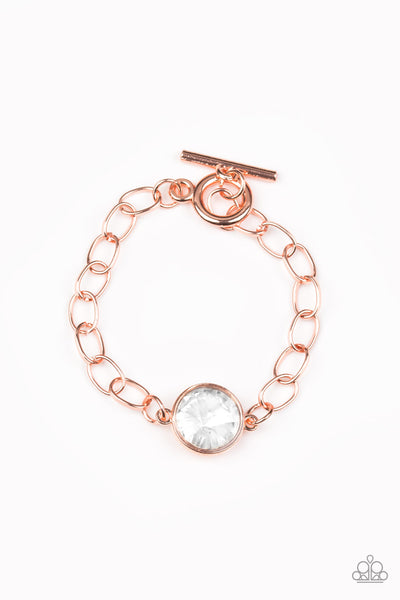 All Aglitter Copper Bracelet