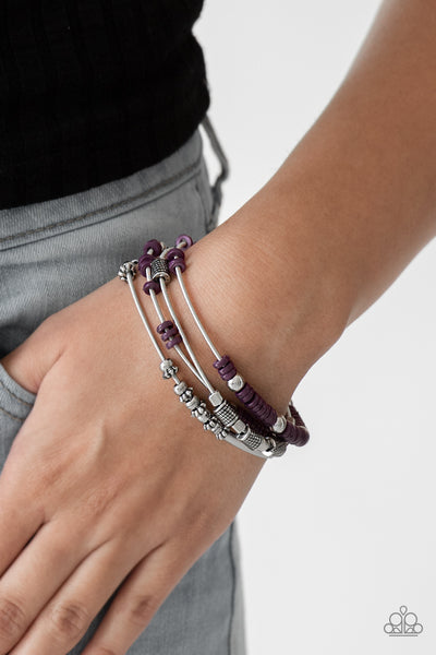 Tribal Spunk - Purple Bracelet