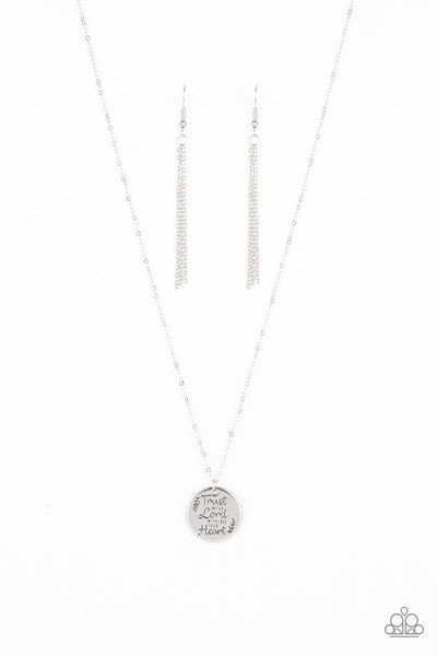 All You need is Trust Silver Necklace