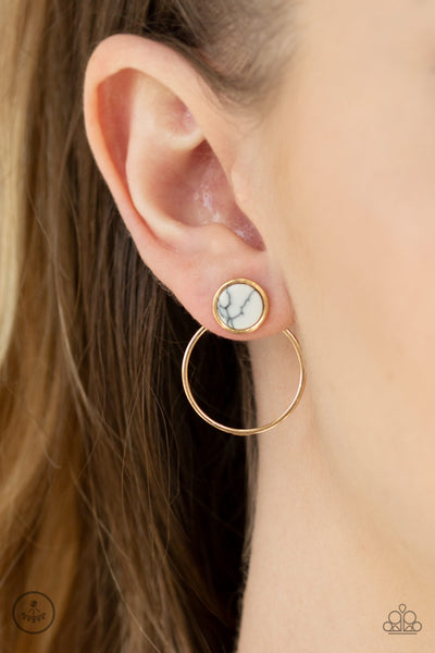 Simply Stone Dweller Gold Post Earring
