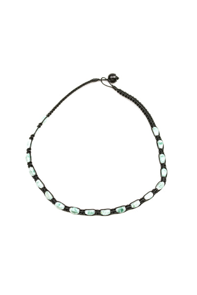 Slip and ROCKSLIDE - Green Necklace