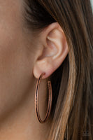Texture Tempo - Copper Earring