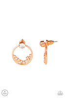 Rich Blitz Copper Jacket earrings