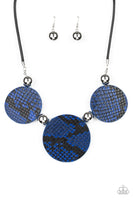 Viper Pit - Blue Necklace