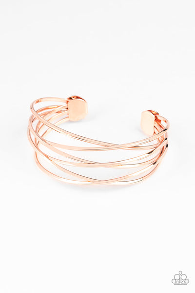 Down To The Wire Copper Bracelet