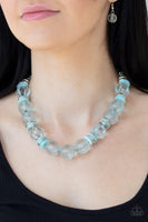 Bubbly Beauty - Blue Necklace