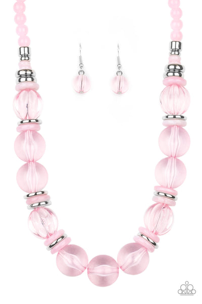 Bubbly Beauty - Pink Necklace