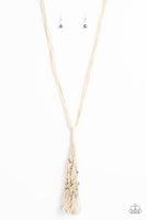 Hand Knotted Knockout White Necklace