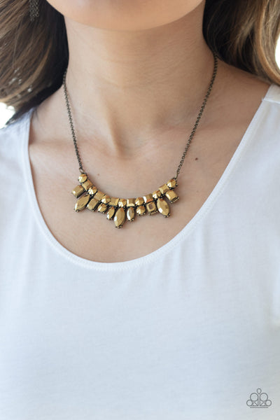 Wish Upon a ROCK STAR - Brass Necklace