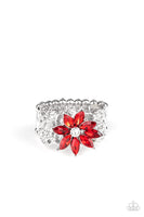 Brilliantly Blooming - Red Ring
