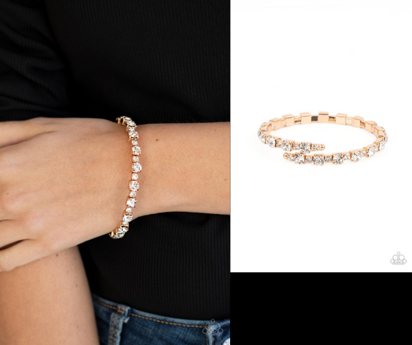 Photo Op Gold Coil Bracelet