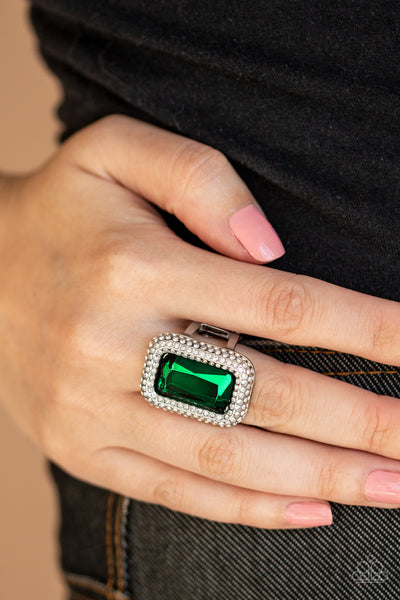 A Grand STATEMENT-MAKER - Green Ring