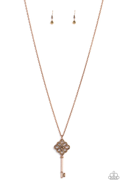 Unlocked - Copper Necklace