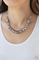 Distracted by Dazzle - Silver Necklace