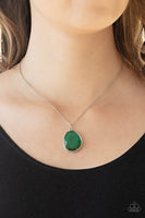 Icy Opalescence - Green Necklace