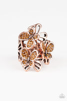 Flighty Flutter - Copper Ring