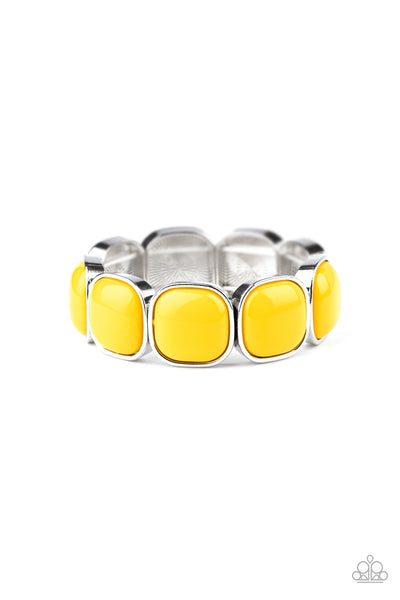 Vivacious volume Yellow Bracelet