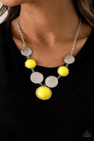 Bohemian Bombshell Yellow Necklace