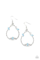Lotus Ice-Blue Earrings
