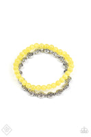 Dewy Dandelions - Yellow Bracelet