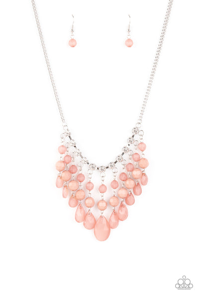 Social Network - Pink Necklace