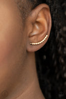 Climb On Gold Post Earrings Ear crawler