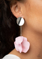 Petal Pathways Pink Earrings