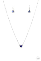Downright Dainty Blue Necklace