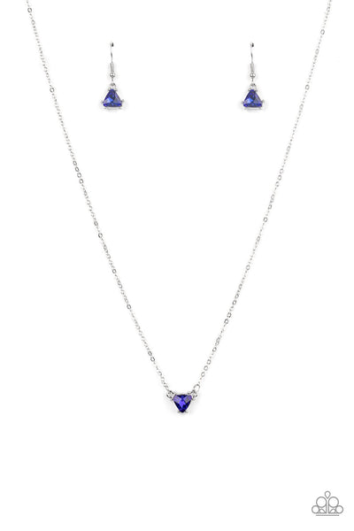 Downright Dainty Blue Necklace