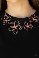 Flower Garden Fashionista - Copper Necklace