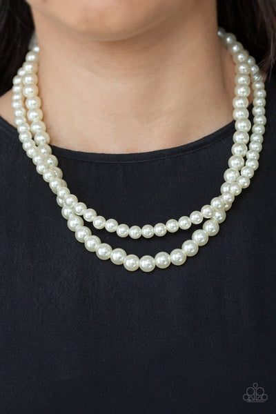 Woman of the Century White Necklace