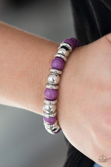 Across The Mesa Purple Bracelet