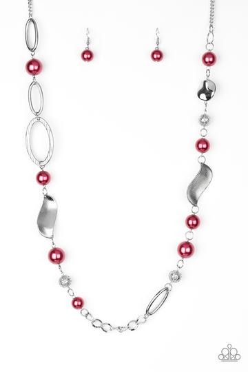 All About Me- Red Necklace