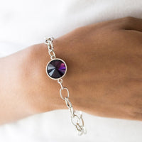All Aglitter Purple Bracelet