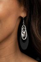 Ambitious Allure - Black Earrings
