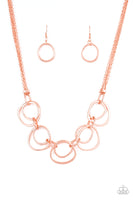 Asymmetrical Adornment - Copper Necklace