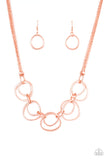 Asymmetrical Adornment - Copper Necklace