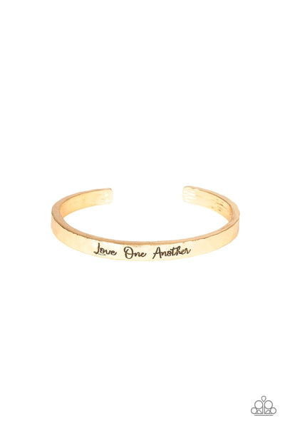 Love One Another Gold Bracelet