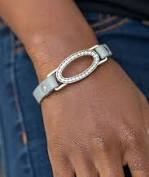Another Round of Rhinestone Silver Bracelet