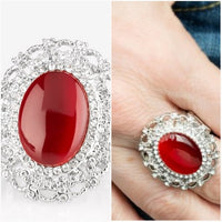 BAROQUE THE SPELL RED MOONSTONE RING