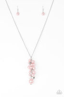 Ballroom Belle - Pink Pearls Necklace
