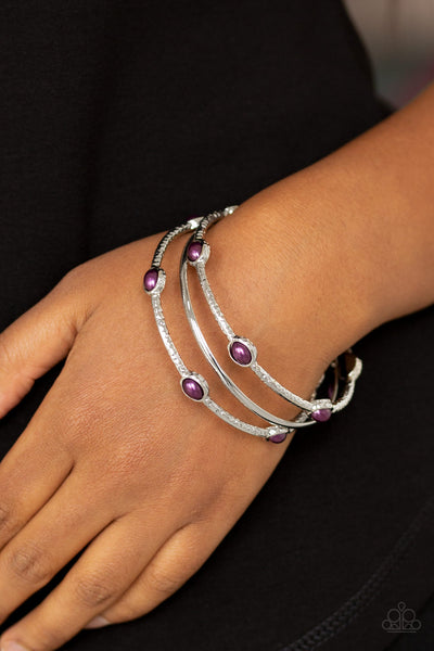 Bangle Belle - Purple Bracelet
