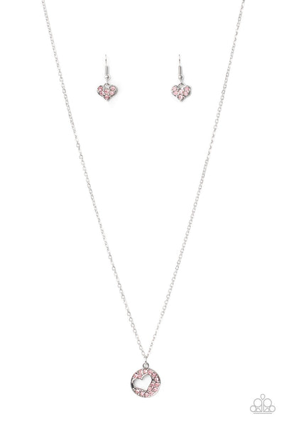 Bare Your Heart - Pink Necklace